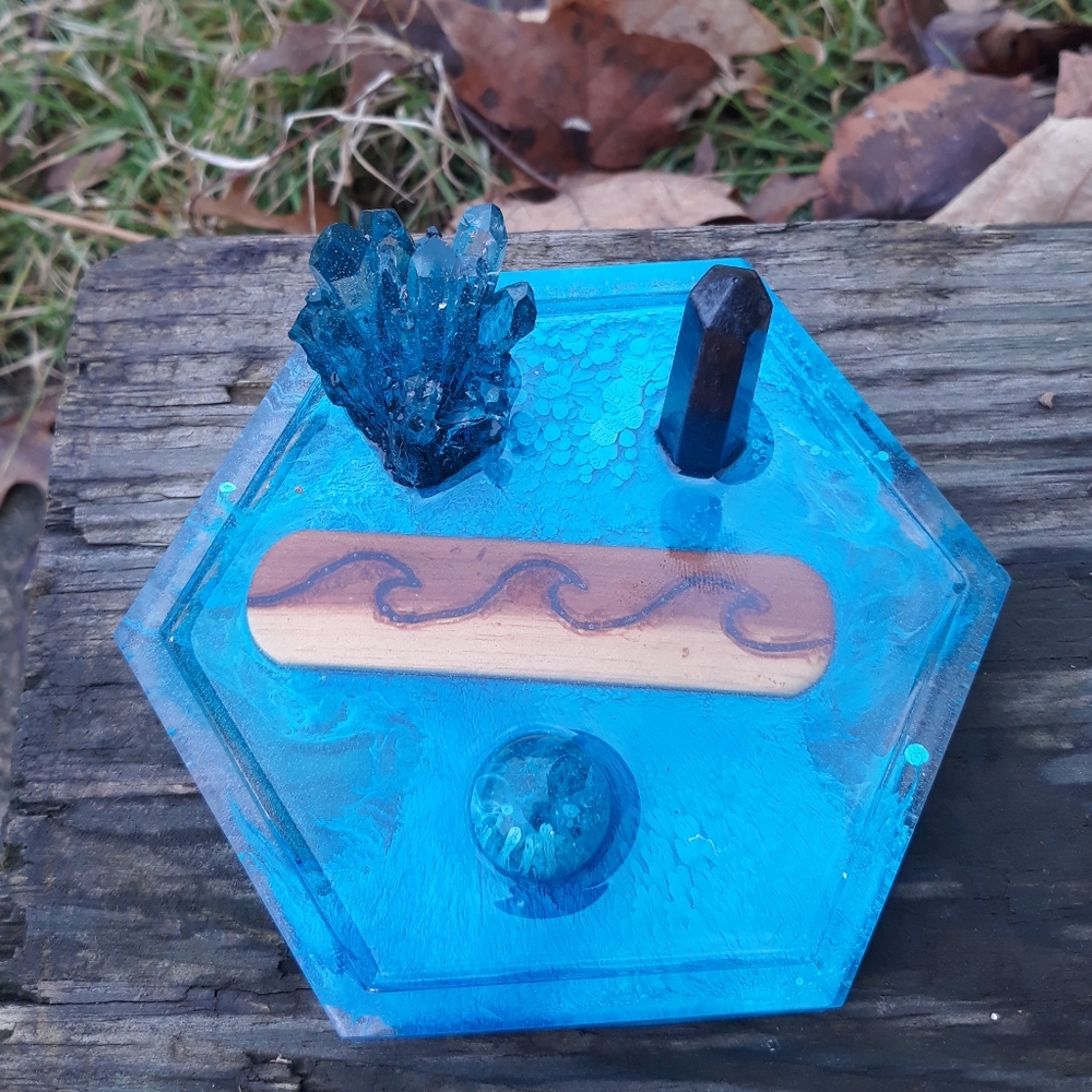 Trinket tray Jewelry holder ocean